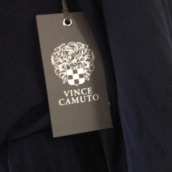 VINCE CAMUTO BLOUSON NAVY JUMPSUIT SIZE 2 - Picture 9 of 11